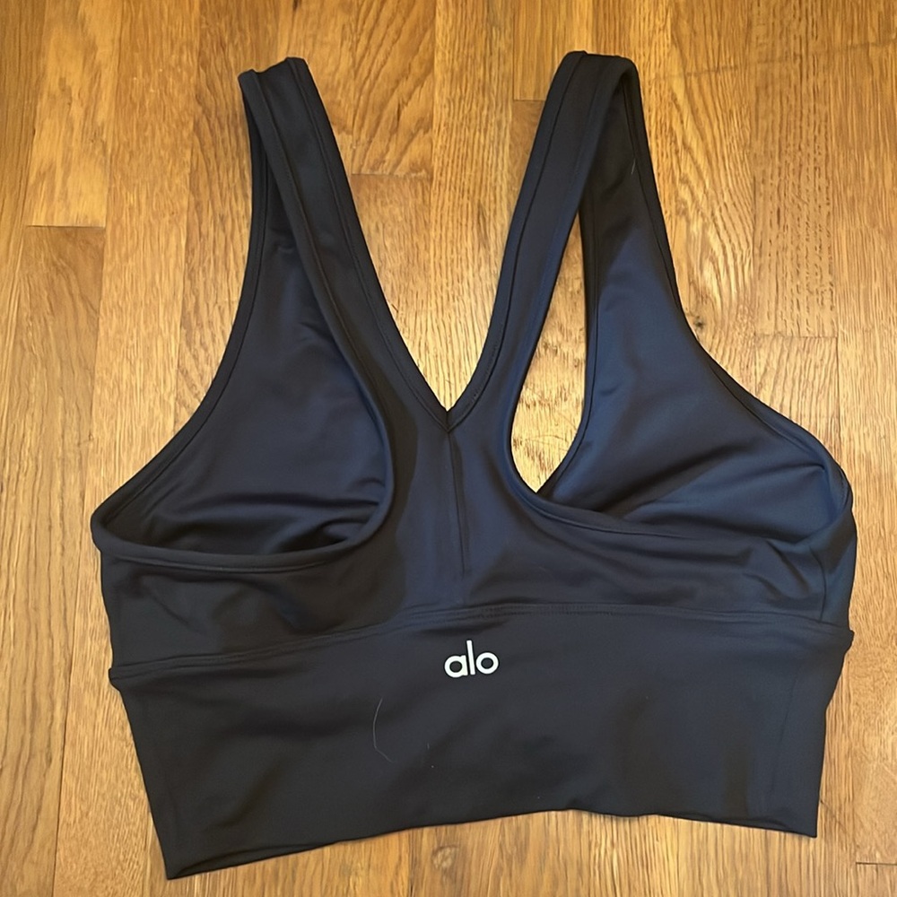 Alo Yoga Gray Sports Bra - Picture 4 of 5